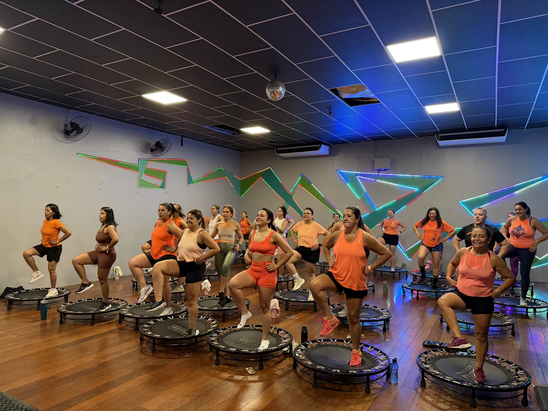 Sala de Ginástica na Fábrica Academia