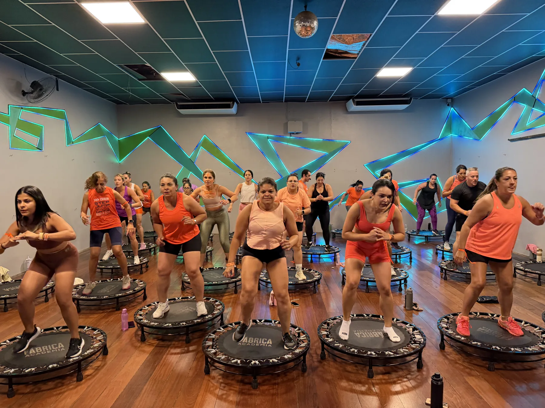 Sala de Ginástica da Fábrica Academia em Itu
